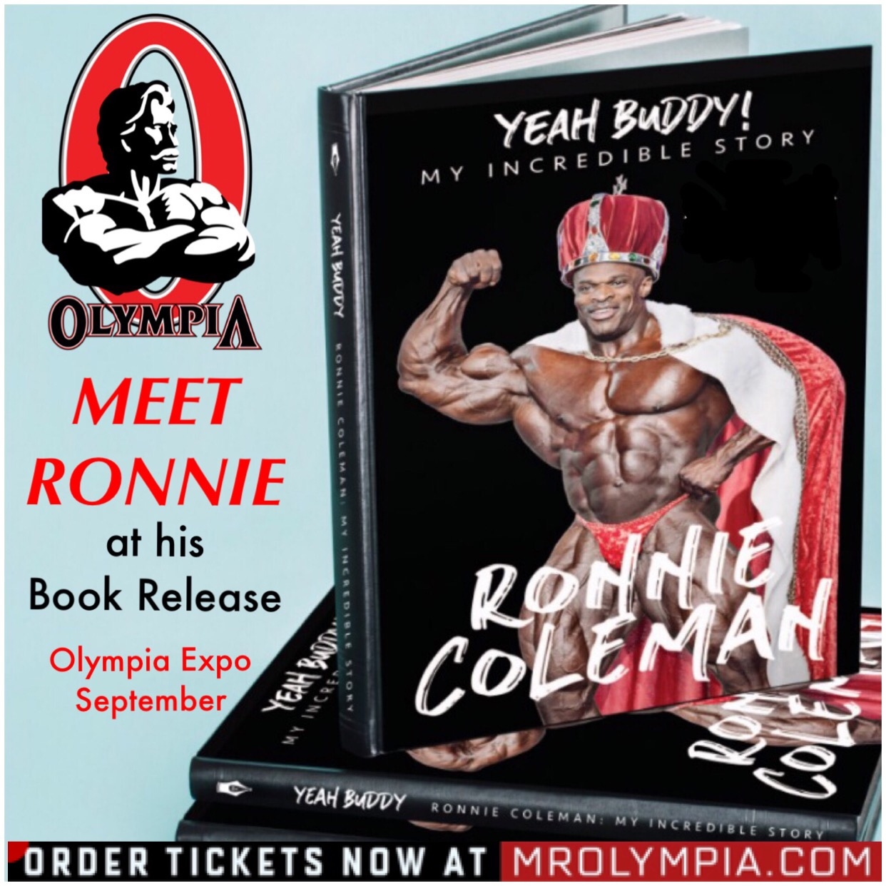 Ronnie Coleman Book Release Olympia Weekend