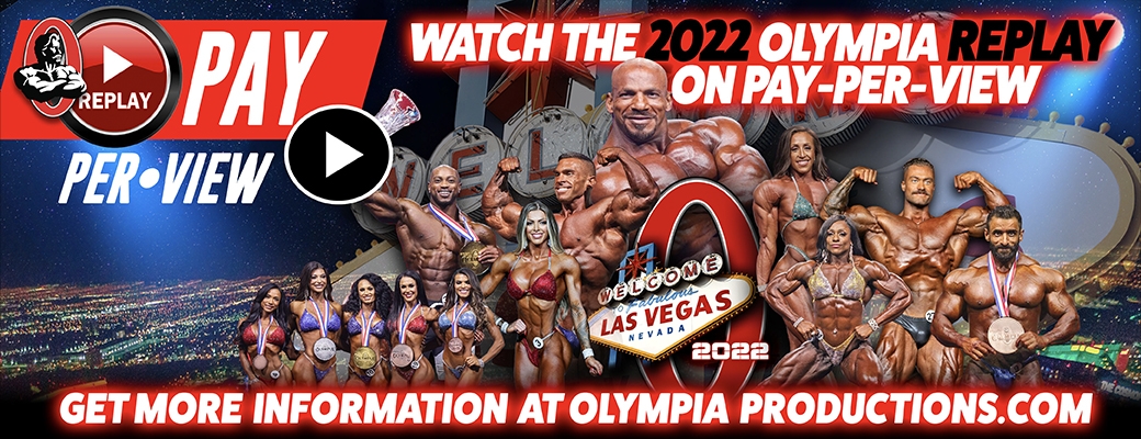 2022 Olympia pay per view replay